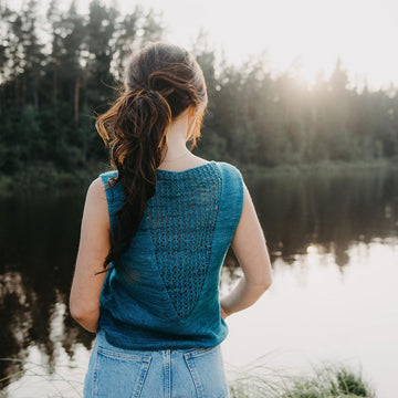 Summer waves tank top