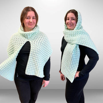Veralyn 3-in-1 Turtleneck Hooded Scarf