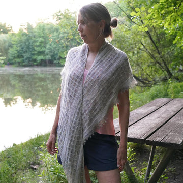 Grey Mist Shawl