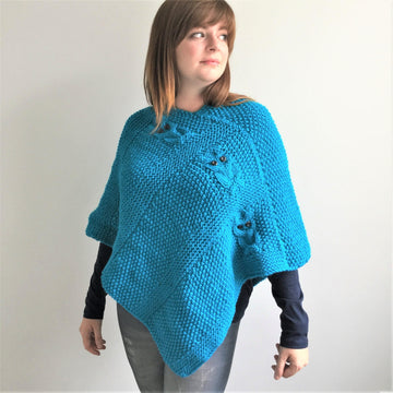'Sarah Owl' Poncho