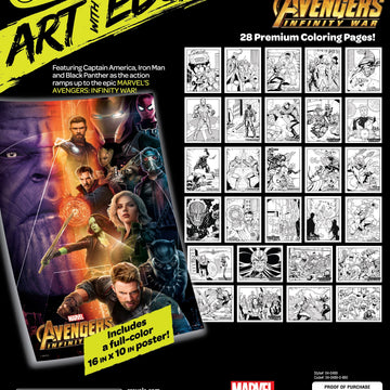 Crayola Art W/Edge Coloring Book - Marvel Avengers