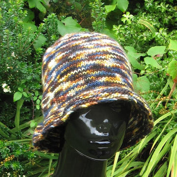 Chunky Self Striping Brim Hat