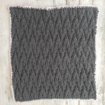 Chunky Chic Chevron Blanket