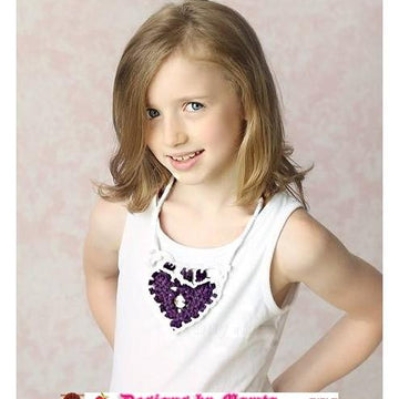 Crochet Diamond Heart Necklace Pattern Unique Crochet Jewelry