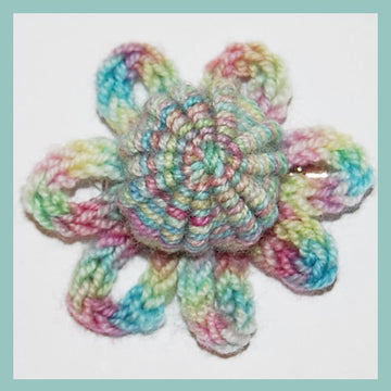Antonia 17th 18th Century Yorkshire Needlework Button I-cord Corsage 4ply Sock Yarn Knitting Pattern by Adel Kay