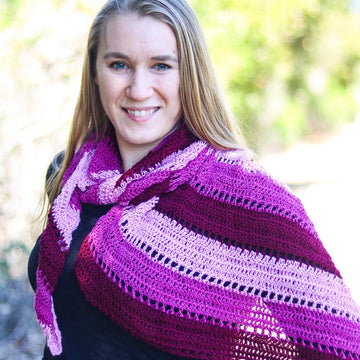 Easy Boomerang Scarf