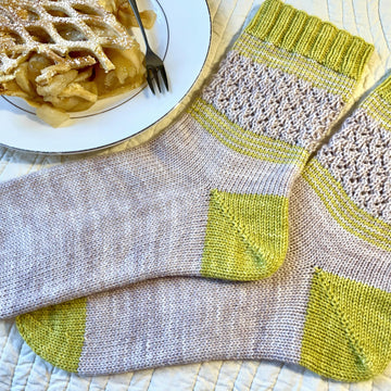 Lattice Topped Socks