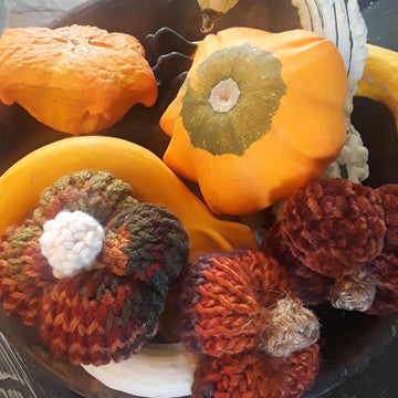 Quick Knit Pumpkins
