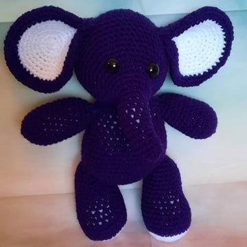 Fuchsia the Baby Elephant Crochet Pattern