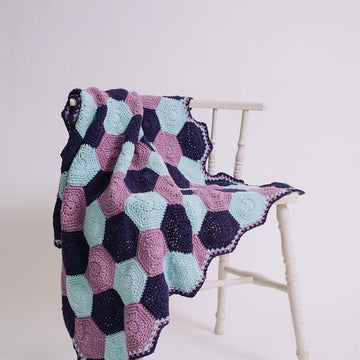 Hexagon Gems Baby Blanket