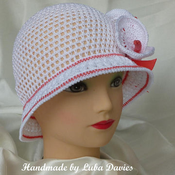 Crochet Baby Cloche Beanie Callas