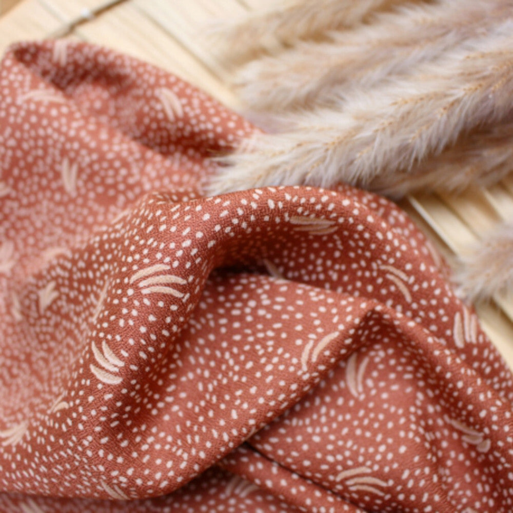 Atelier Brunette Viscose Crepe Dune Chestnut