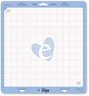 Sizzix eClips Cutting Mats 2/Pkg - 12"X12" Grid