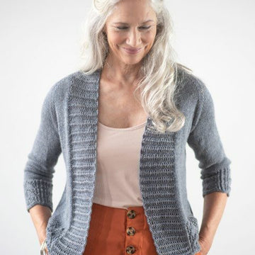 Kalona Cardigan in Berroco Ultra Wool Fine - 403-1 - Downloadable PDF