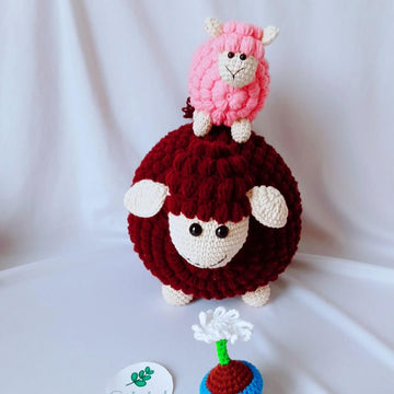 Grandparents sheep- crochet pattern - PDF file - English