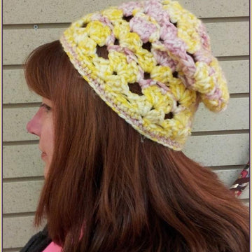 Slouchy Beanie Crochet Pattern She Sells Sea Shells Hat