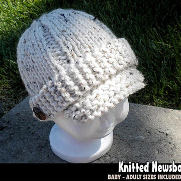 Quick & Easy Knitted Newsboy Hat