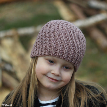 Crochet striped hat