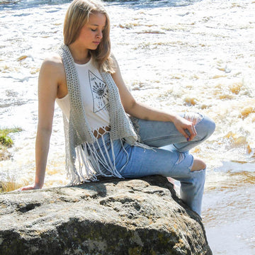 Relaxed Lacy Vest