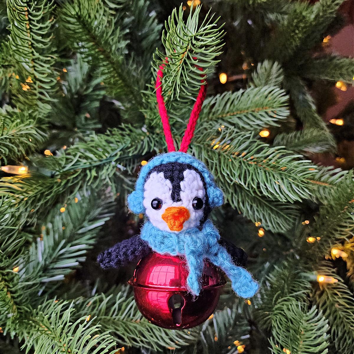 Penguin Jingle Bell Ornament