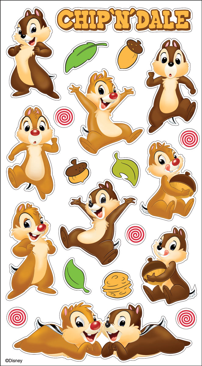 Jolees Disney Classic Stickers - Chip 'n Dale