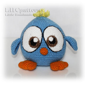 Cute Fat Bird Crochet Pattern