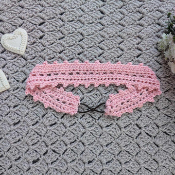 Crochet Delicate Pink Headband Pattern