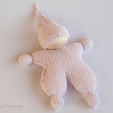 Waldorf knitted doll for small babies