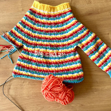 Colourful big sister dress