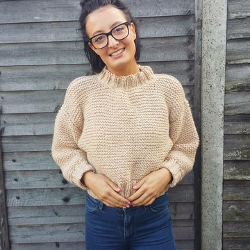 Super simple garter sweater