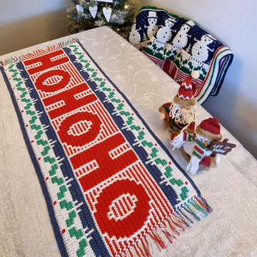 HoHoHo Blanket & Table Settings