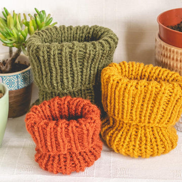 Plant Pot Baskets in Stylecraft Special Chunky