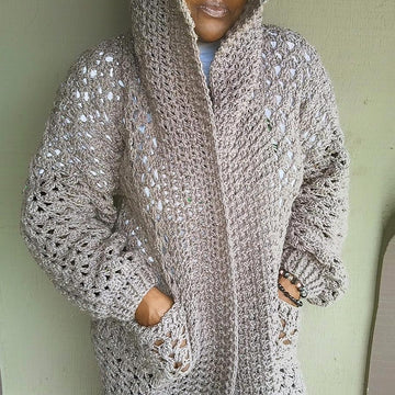The Majestic Hooded Cardigan