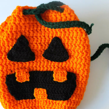 Pumpkin Drawstring Backpack