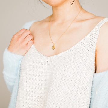Seascape Scallop Tank Top