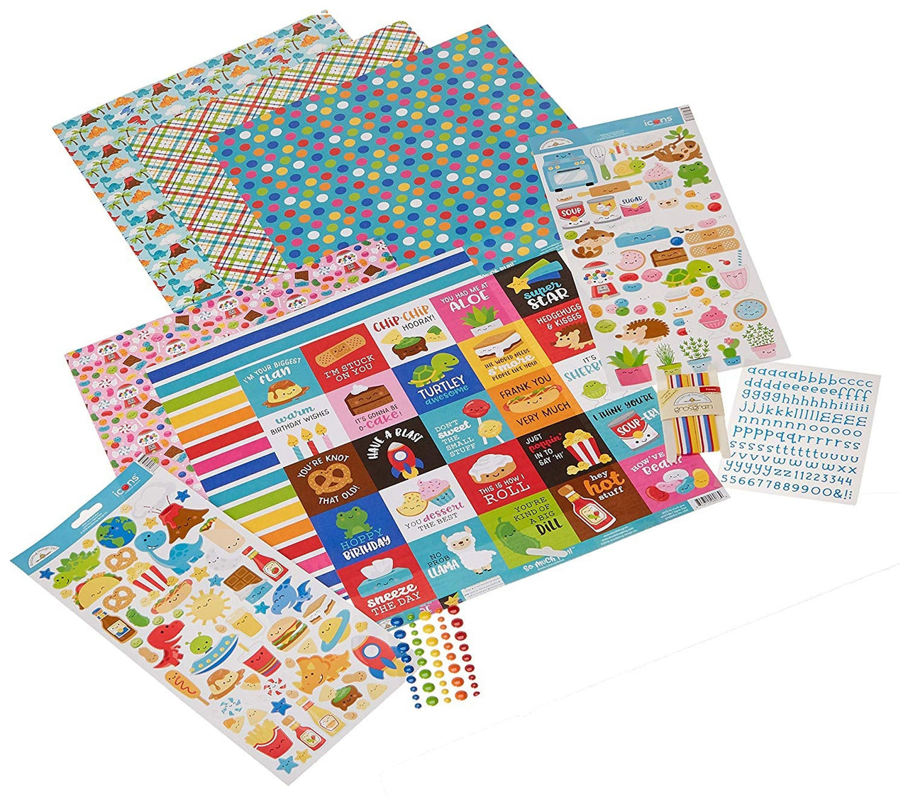 Doodlebug Essentials Page Kit 12"X12" - So Much Pun