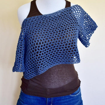 Honeycomb Mesh T - Easy Crochet Pattern