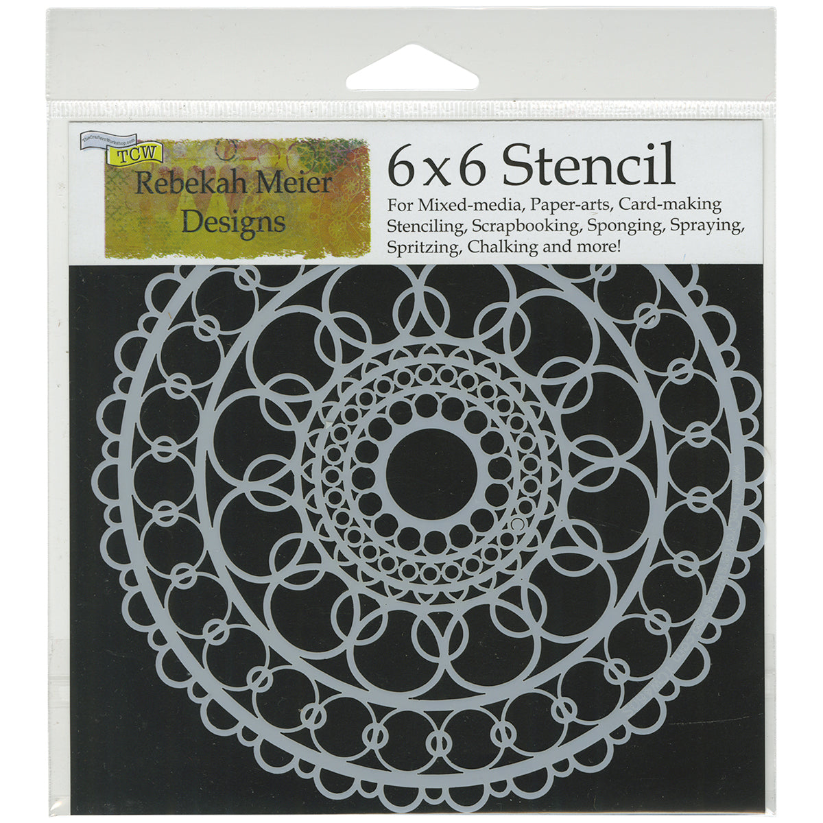 The Crafter's Workshop Crafter's Workshop Template 6"X6" - Ring Doily