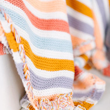 Gracie Stripes Baby Blanket