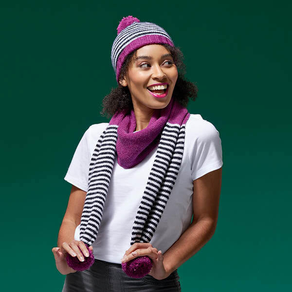 Emmy Accessory Set in West Yorkshire Spinners ColourLab - DBP0156 - Downloadable PDF