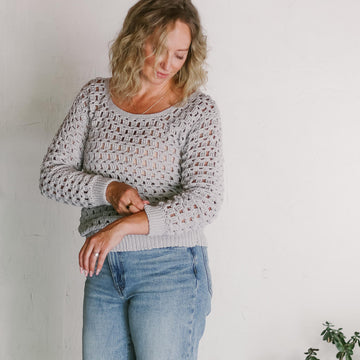 Lattice Luxe Pullover