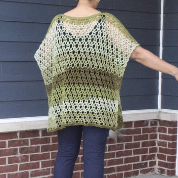 Summer Breeze Crochet Poncho Pattern