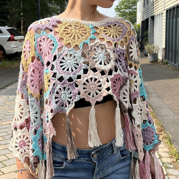 Fortune Flower Poncho