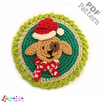 Dog crochet Ornament pattern