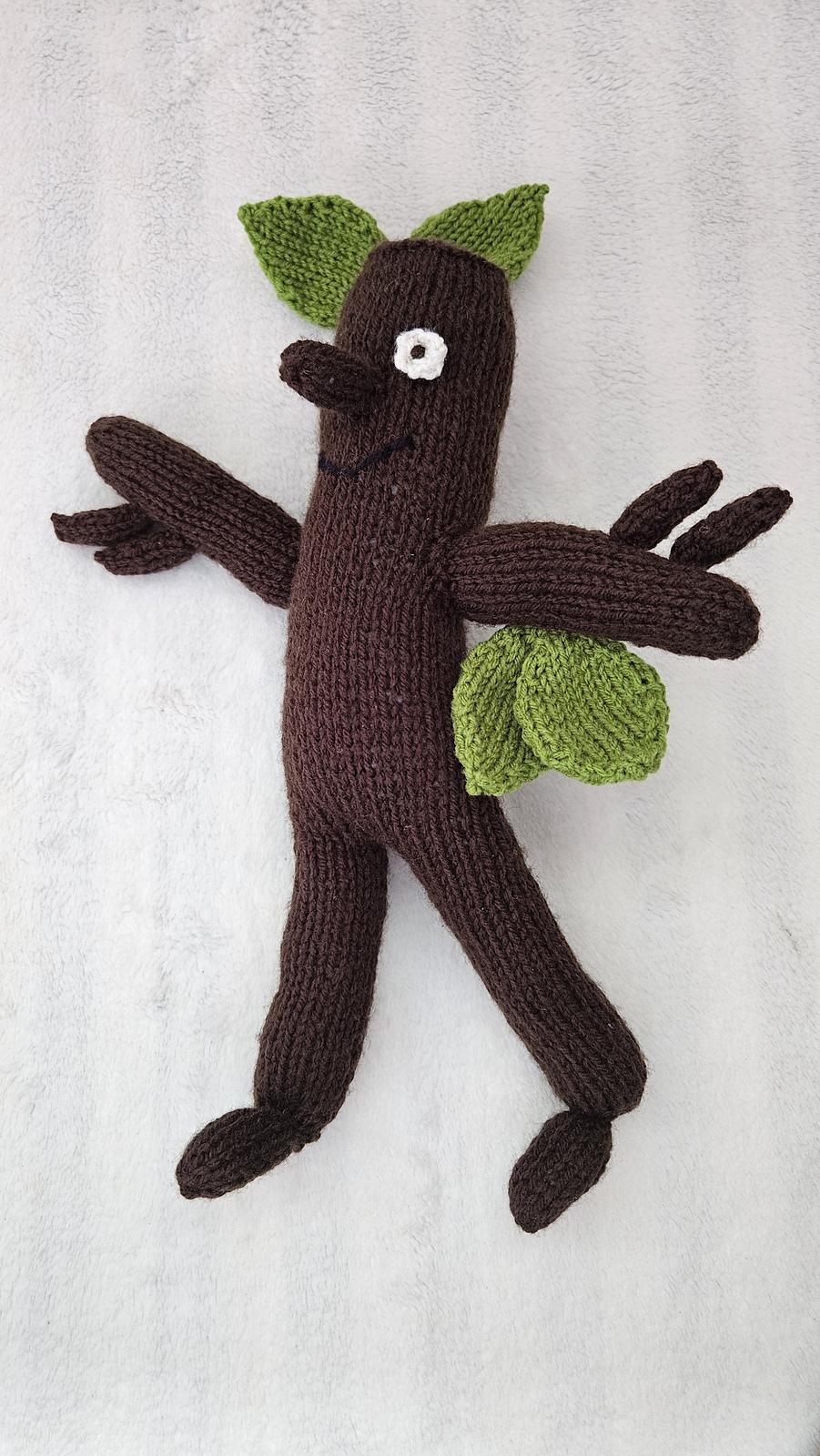 Knitted Stick Man