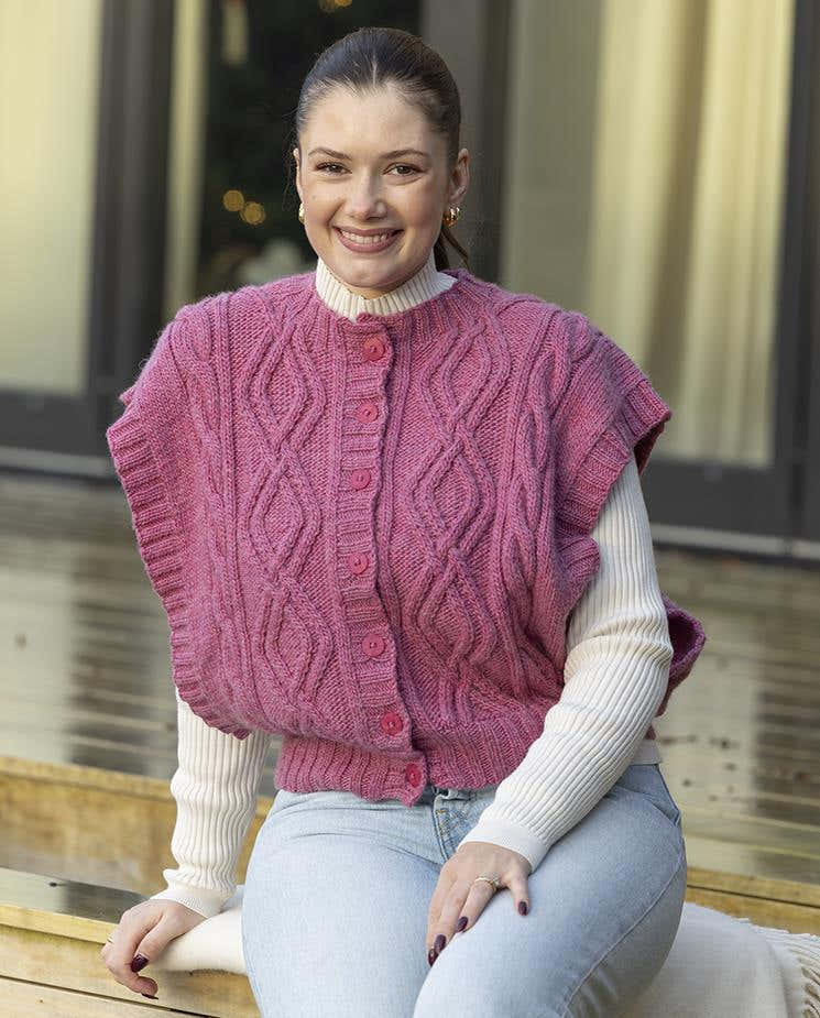 Turf Vest in Viking Garn Viking Wool - Downloadable PDF