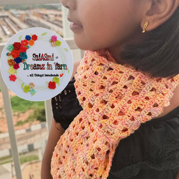 Trellis Infinity Skinny Scarf