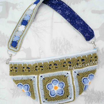 Forget Me Not Flower Bum Bag