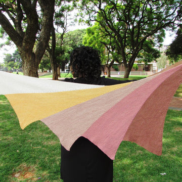 Colour Block Shawl