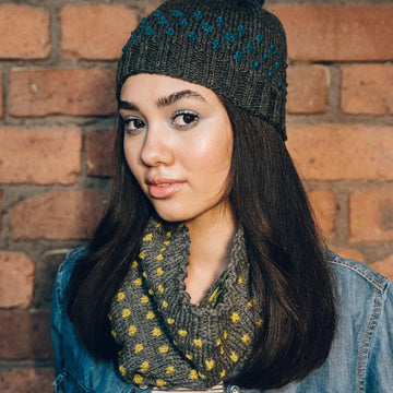 Fobble 'fake bobble hat and cowl